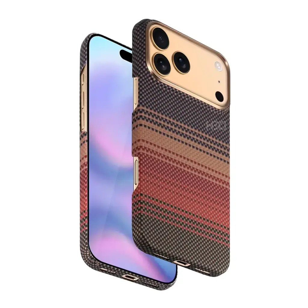 HDD iPhone 17 Pro Max HBC-350 Ruaha Kevlar MagSafe Case - Sunset