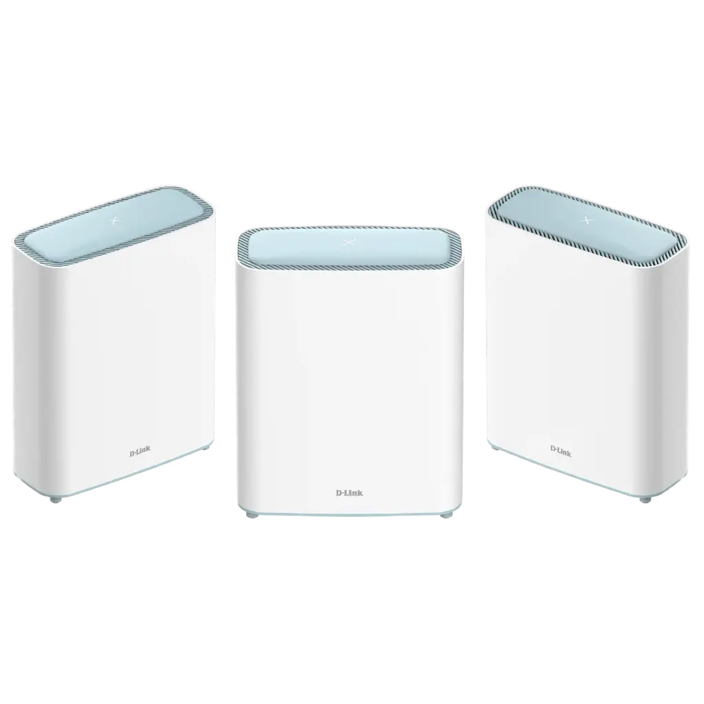 نظام واي فاي شبكي للمنزل بالكامل D-Link M32 Eagle PRO AI AX3200 بتقنية Wi-Fi 6 (عبوة 3 وحدات)، ثنائي النطاق