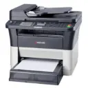 طابعة ليزر متعددة الوظائف أحادية اللون Kyocera ECOSYS FS-1025MFP مقاس A4، بسرعة 25 صفحة في الدقيقة، طباعة ونسخ ومسح ضوئي وفاكس