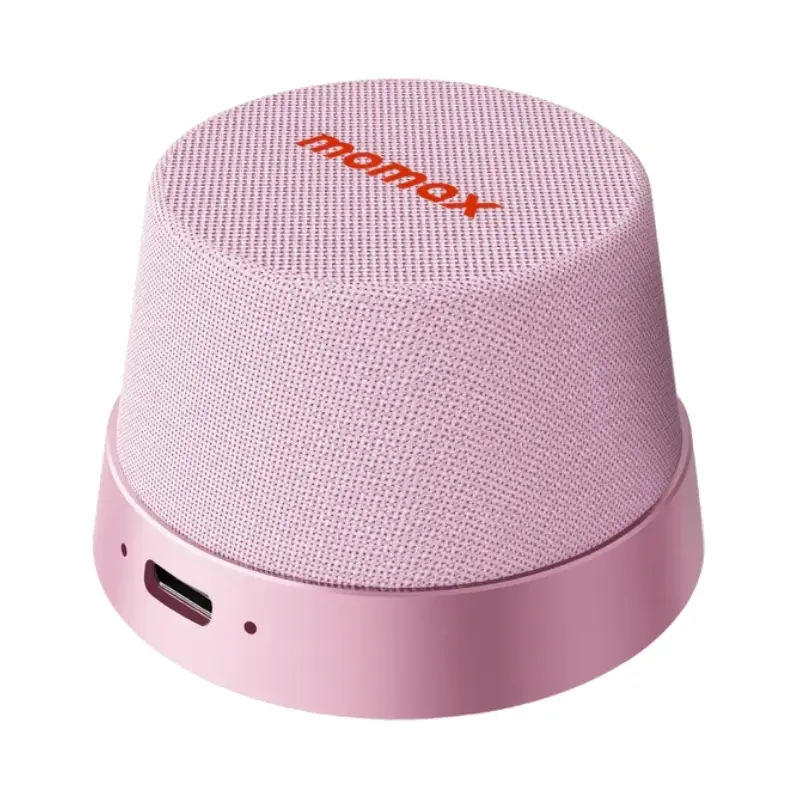 Momax 1-Vibe Go Magnetic Wireless Speaker - Pink
