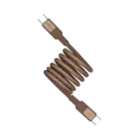 كابل مغناطيسي مومكس Mag Link من USB-C إلى USB-C بقدرة 100 واط، طول 1 متر – ذهبي