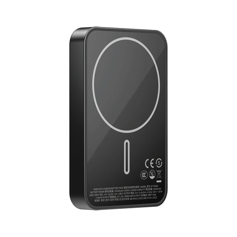 Momax Q.Mag X1 Qi2 Magnetic Wireless Battery Pack 10000mAh (Gen 2) - Black