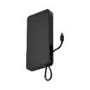 باور بانك موماكس Power X1 بسعة 20,000 مللي أمبير مع كابل USB-C مدمج – أسود