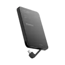 Momax 1-Power Mini 5000mAh Built-in Foldable USB-C Battery Pack - Black