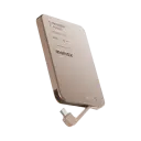 Momax 1-Power Mini 5000mAh Built-in Foldable USB-C Battery Pack - Gold