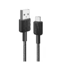 كابل أنكر 322 مضفّر من USB-A إلى USB-C بطول 3 أقدام – أسود