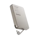 Momax 1-Power Mini 10000mAh Built-in Foldable USB-C Battery Pack - Titanium