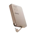 Momax 1-Power Mini 10000mAh Built-in Foldable USB-C Battery Pack - Gold