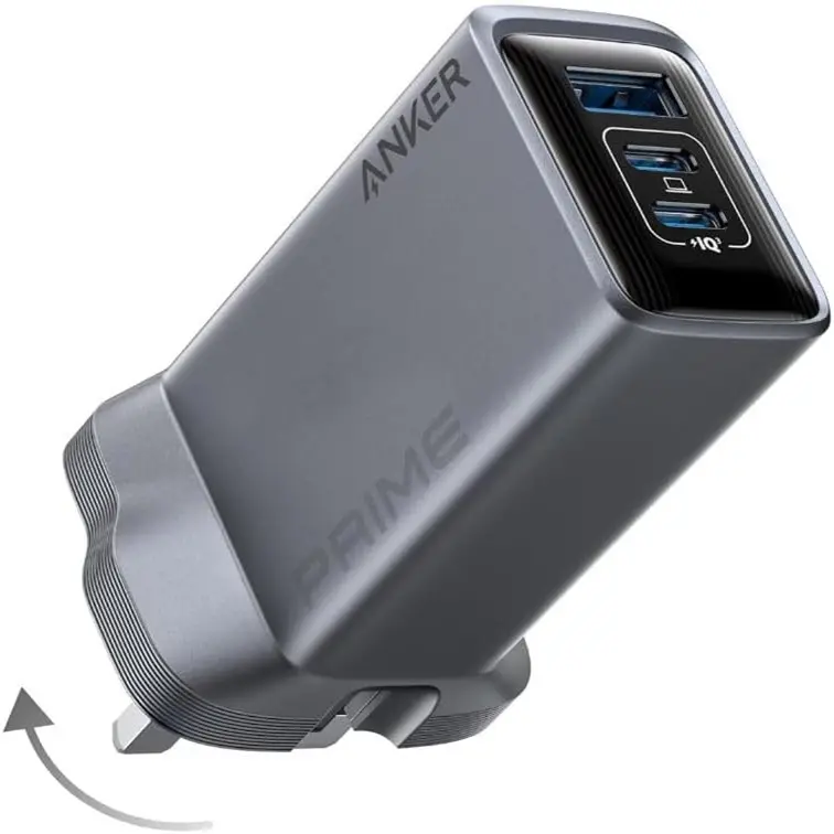 Anker Prime Charger 100W GaNPrime (3-Port) - Silver