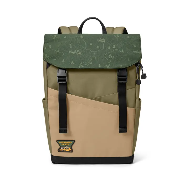 Tomtoc Slash-T64 Laptop Backpack 18L (15.6-Inch) - Green