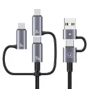 USAMS SJ737 240W 6-in-1 Fast Charging & Data Cable 1.2m (Tarnish)