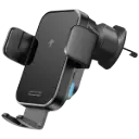 Proove Triple Clamp 15W Wireless Car Charging Holder (Black)