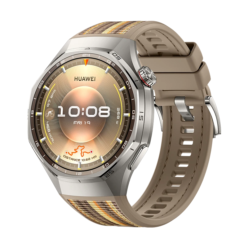 Huawei Watch GT6 Pro 46mm - Brown (With Strap Gift)
