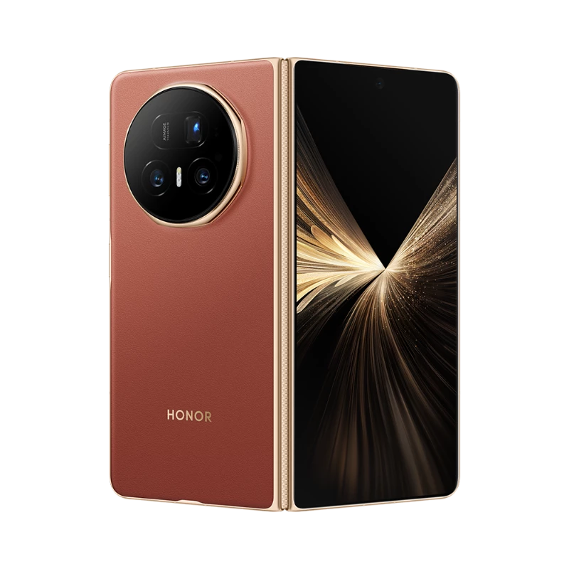 HONOR Magic V5 DS - 16/512GB Reddish Brown With Free Pen, Earbuds and Case