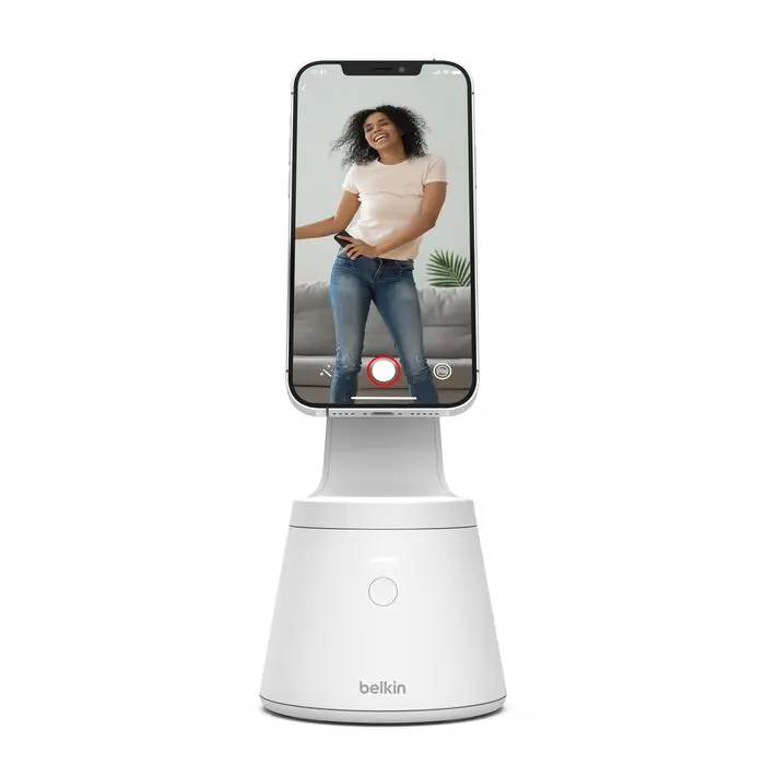 Belkin Magnetic Phone Mount with Face Tracking, White