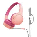 Belkin SoundForm Mini Wired On-Ear Headphones, Pink