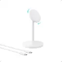 Anker MagGo Wireless Charger Single Stand 15W Qi2, White
