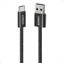 كيبل أنكير زولو USB-A إلى USB-C — اللون الأسود