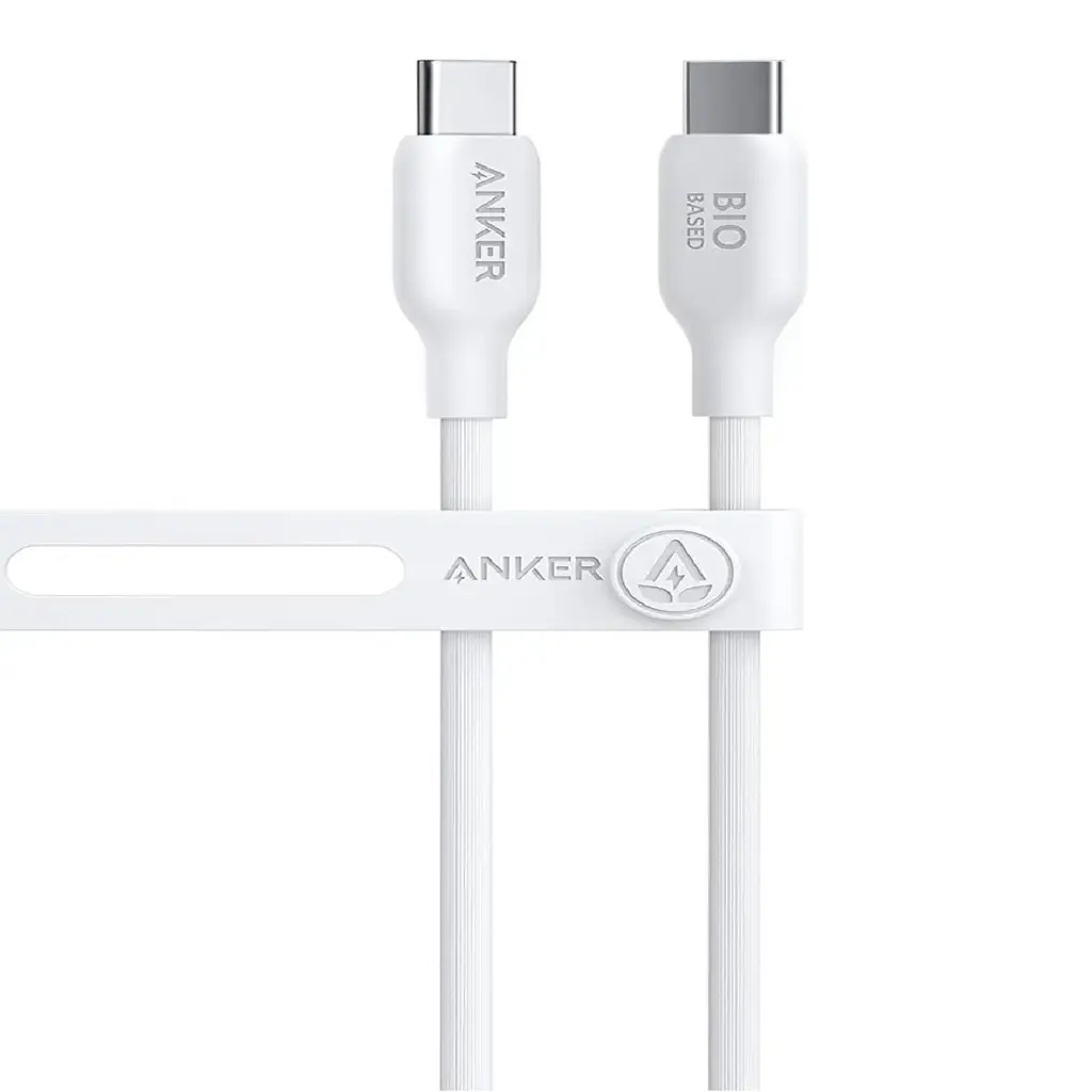 Anker 544 Bio-Based USB-C to USB-C Cable, 1m, White