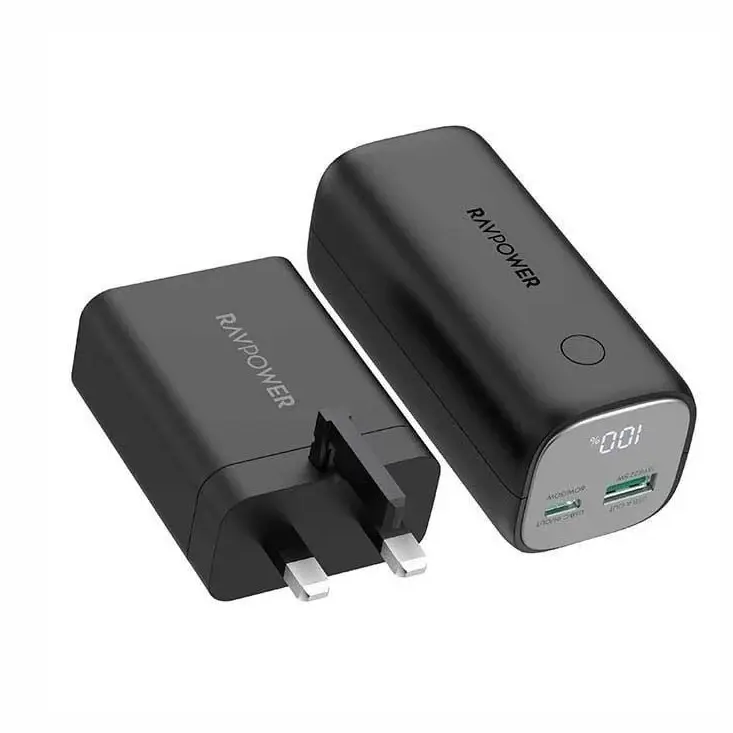 RAVPower PB208 Super Pd 10000mah Power Bank +65W Wall Charger