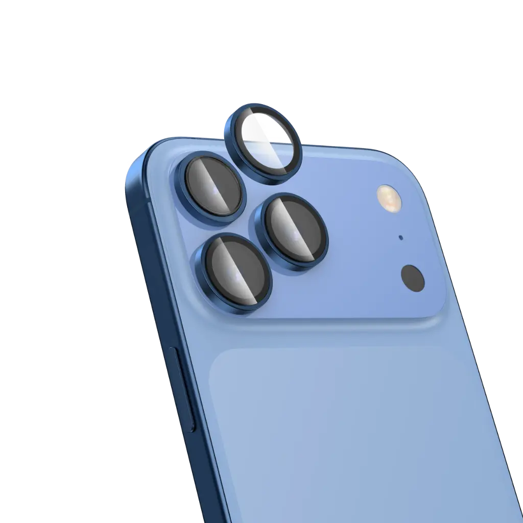 حامي عدسة الكاميرا فون بلانيت لهاتف iPhone 17 Pro Max — اللون الأزرق