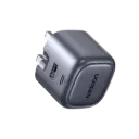 شاحن يوغرين Nexode بقدرة 35 واط بمنفذين USB-C بتقنية GaN للشحن السريع