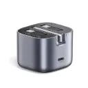 شاحن يوغرين Nexode بقدرة 30 واط بخمسة منافذ USB-C بتقنية GaN للشحن السريع — اللون الرمادي