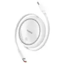 Baseus Free2Pull Retractable Cable C to iP 20W 1m White