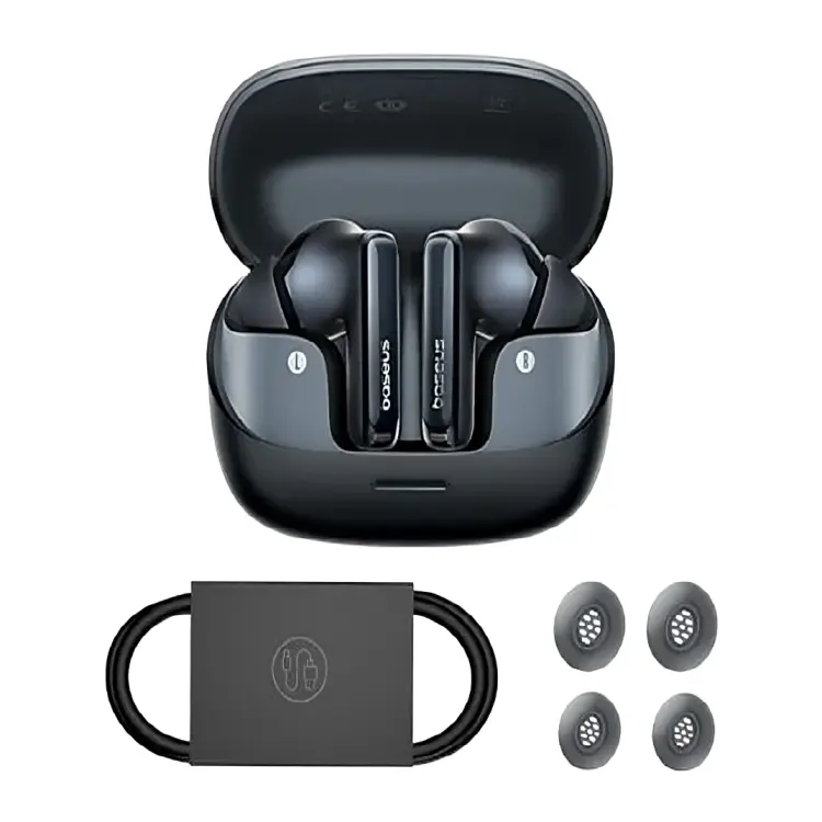 سماعات أذن لاسلكية باسيوس Bowie M2s Pro TWS — اللون الأسود