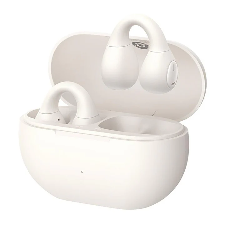 Baseus Bass 15 Clip Open-Ear Earphones White (With Cable C 0.3m White)