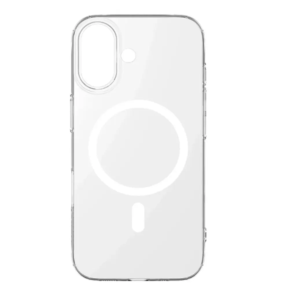 غطاء حماية باسيوس Crystal لهاتف iPhone 17 — شفاف