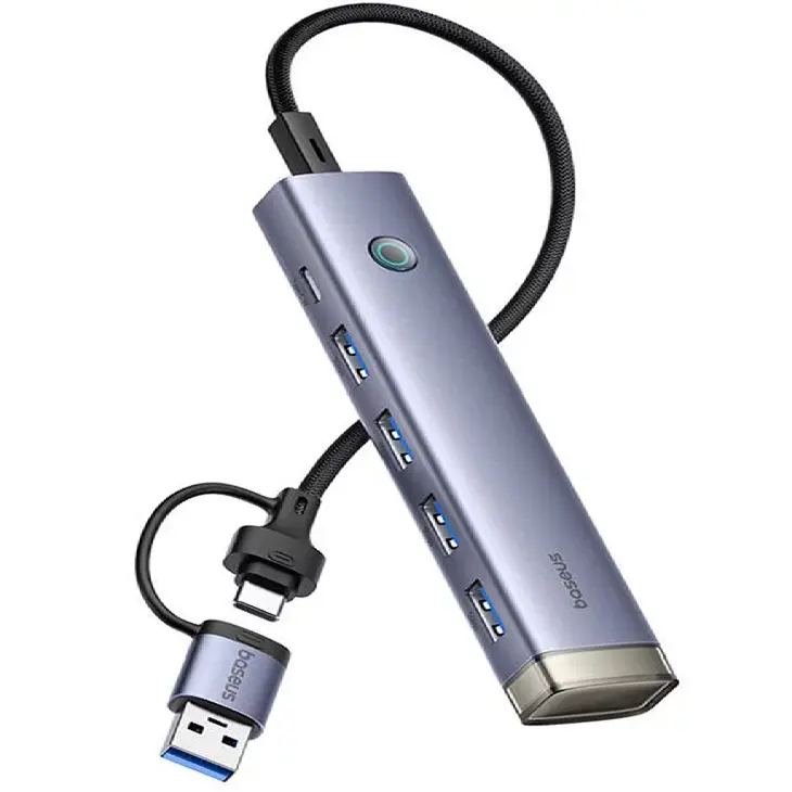Baseus UltraJoy 4-Port HUB AIR Space Grey
