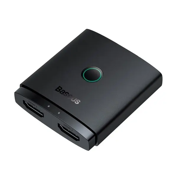 محول باسيوس AirJoy ‏2 في 1 HDMI — اللون الأسود