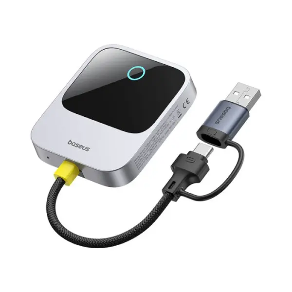 Baseus Safe Journey Wireless CarPlay Adapter Grey