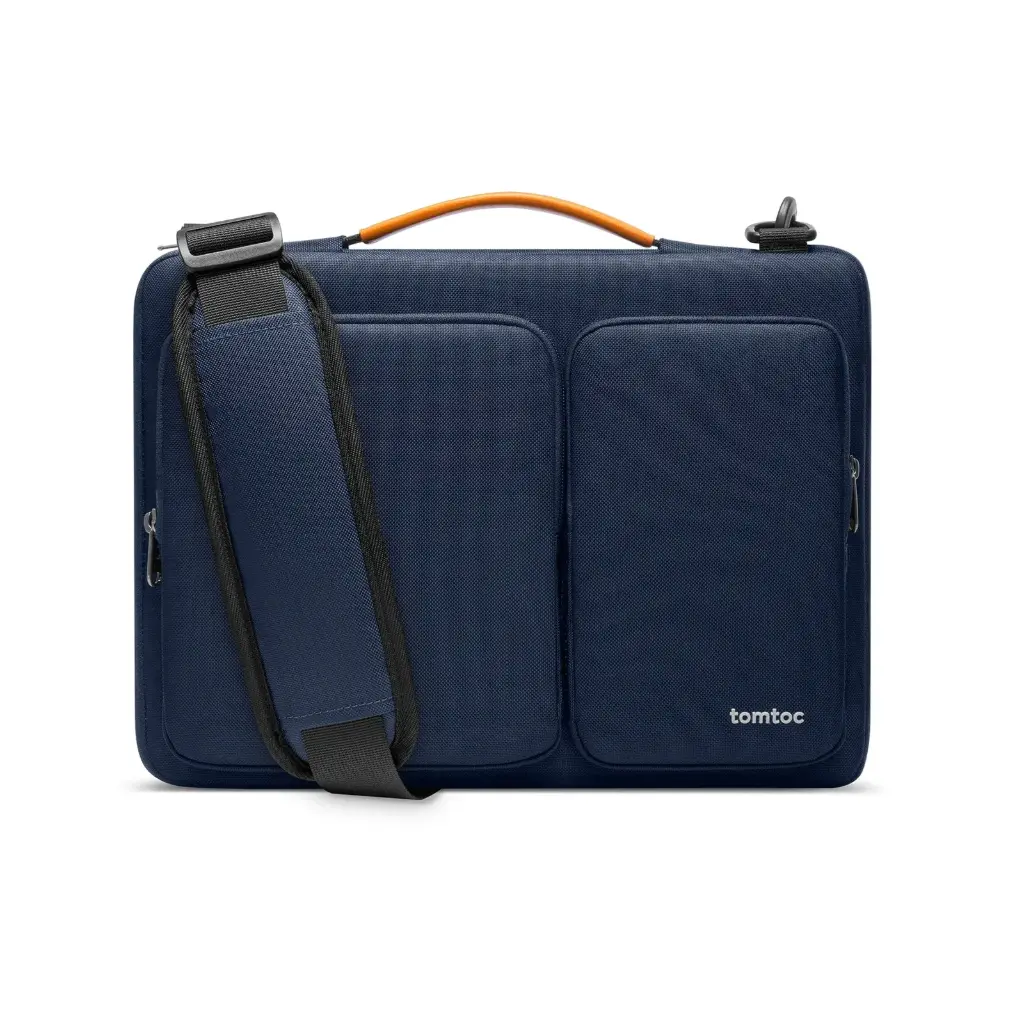 Tomtoc Defender-A42 Laptop Briefcase 13.5 Inch Navy Blue