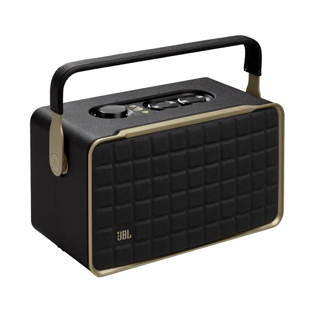 سماعة JBL Authentics 300 منزلية ذكية ومحمولة - لون أسود