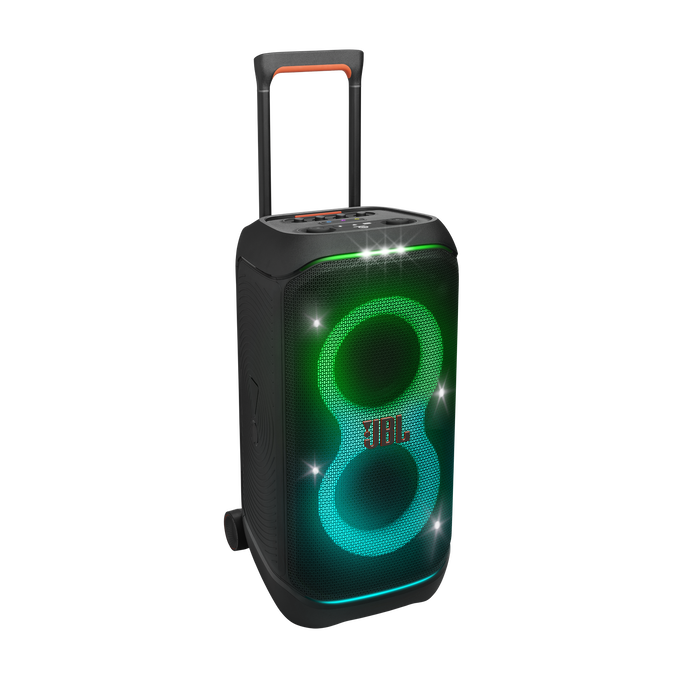 سماعة JBL PartyBox Stage 320 محمولة للحفلات مع عجلات - لون أسود