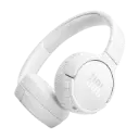 سماعة JBL Tune 670NC لاسلكية فوق الأذن بإلغاء ضجيج تكيفي - لون أبيض