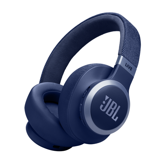 JBL Live 770NC Wireless Over-Ear Noise Cancelling Headphones - Blue