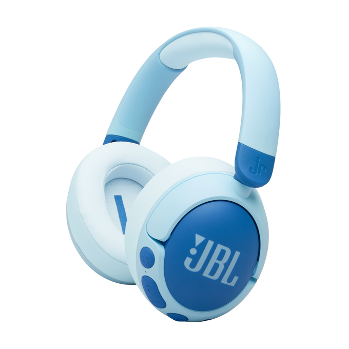 سماعة JBL Jr 470NC للأطفال لاسلكية بخاصية إلغاء الضوضاء - لون أزرق