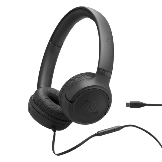 سماعة JBL Tune 530C سلكية داخل الأذن بمنفذ USB-C - لون أسود