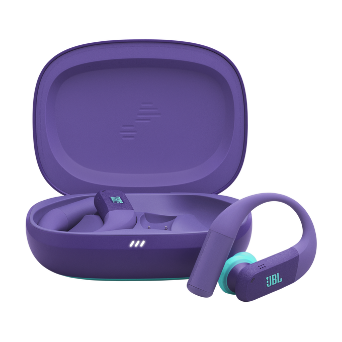 سماعة JBL Endurance Peak 4 رياضية لاسلكية بالكامل - لون بنفسجي