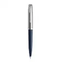 PARKER 51 Ballpoint Pen - Midnight Blue Resin Stainless Steel Cap CT 