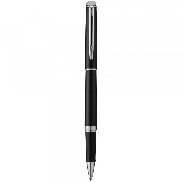 WATERMAN Hemisphere Rollerball Pen - Black CT Fine Point Black Ink Gift Box 