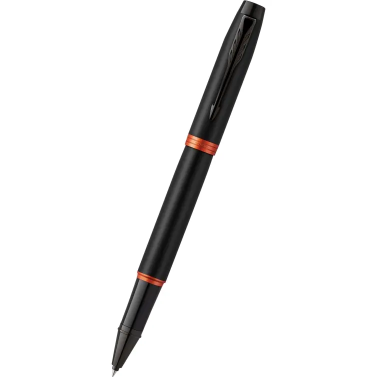 PARKER IM Professionals Vibrant Rings Rollerball Pen Fine - Flame Orange 