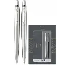 PARKER Jotter Stainless Steel CT Duo Gift Set: Ballpoint + Mechanical Pencil 