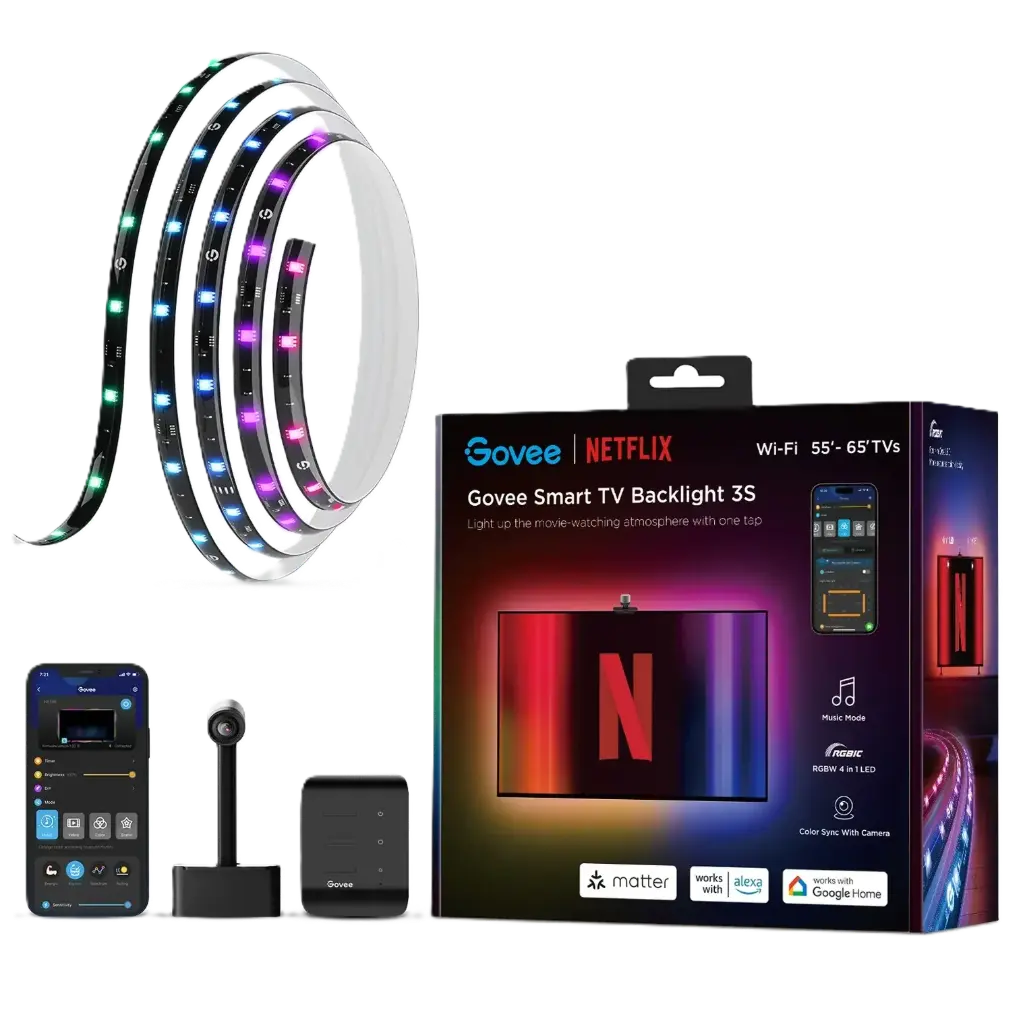 Govee Envisual TV Backlight 3S 55~65 inch Netflix