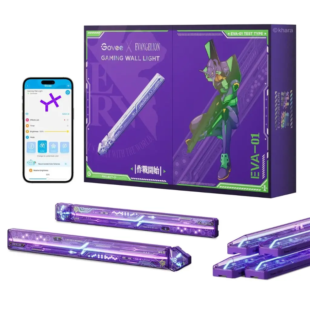 إضاءة حائط ألعاب جوفي إيفانجيليون 6+2