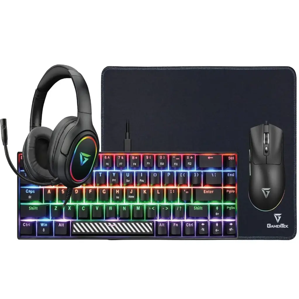 GamerTek Power Pack V2 4-in-1 Gaming Bundle Black