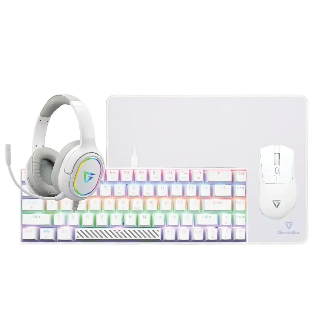 GamerTek Power Pack V2 4-in-1 Gaming Bundle White